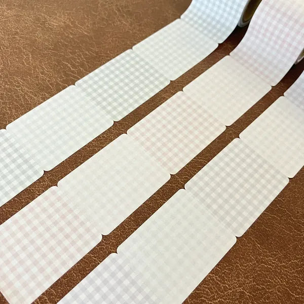 Papier Platz Paper Gingham Check Roll Sticky Notes