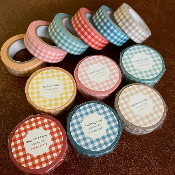 Papier Platz Paper Papier Platz Check Washi Tape