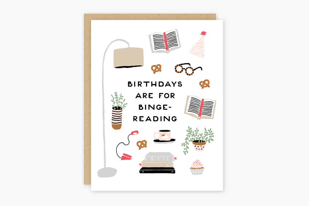 Party of One Card Birthday Binge-Reading