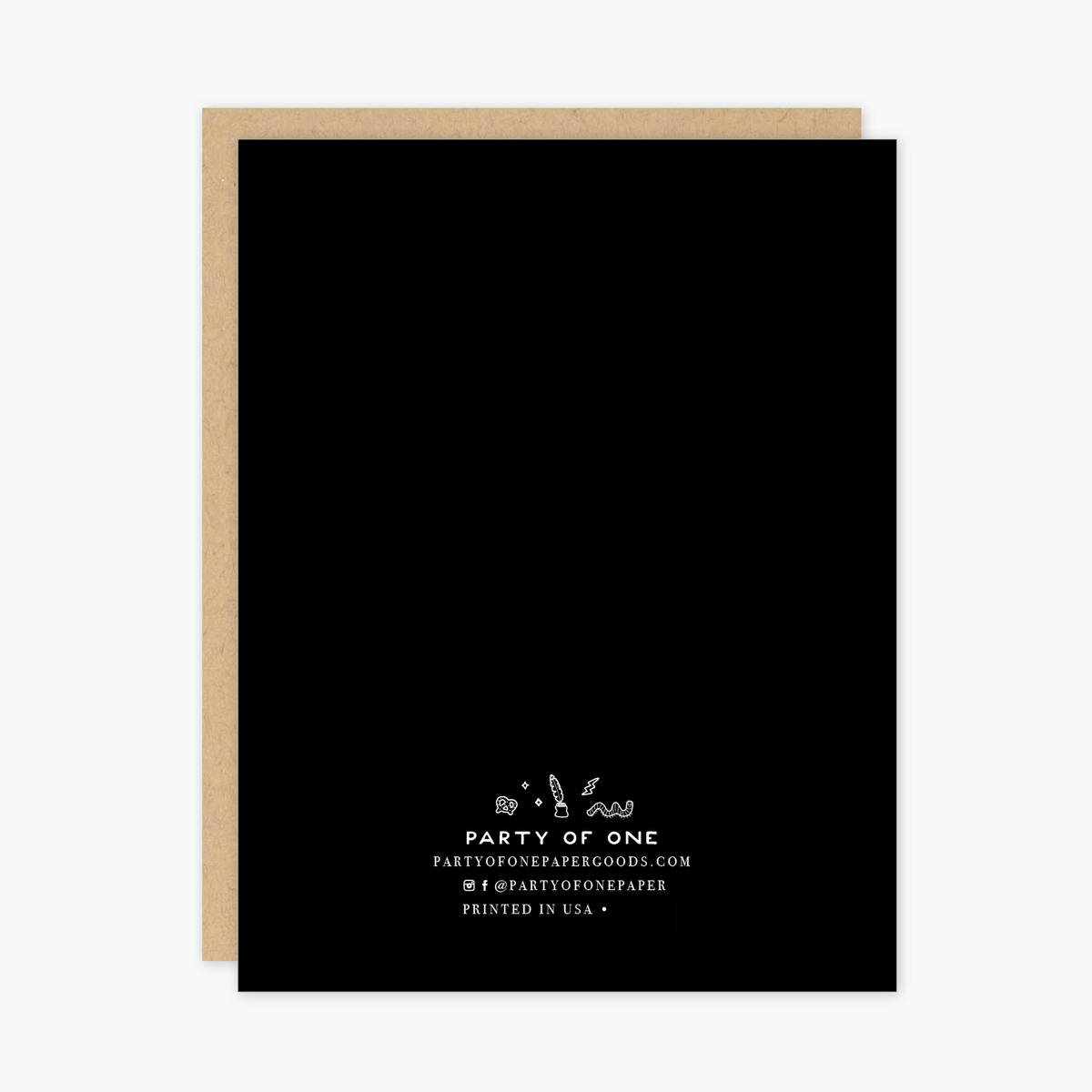 Party of One Card True Crime Birthday
