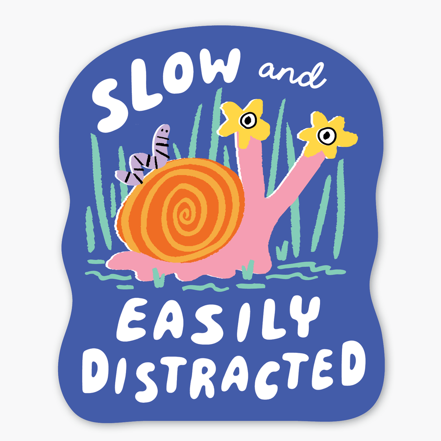 Party of One Sticker Slow Snail Sticker