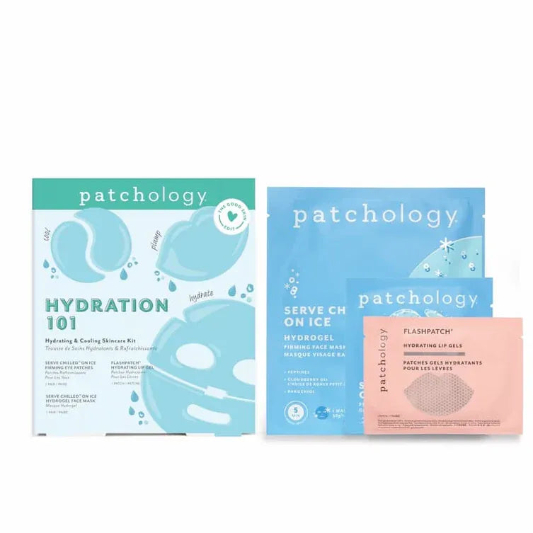 Patchology Gifts Hydration 101 Hydrating & Cooling Skincare Kit