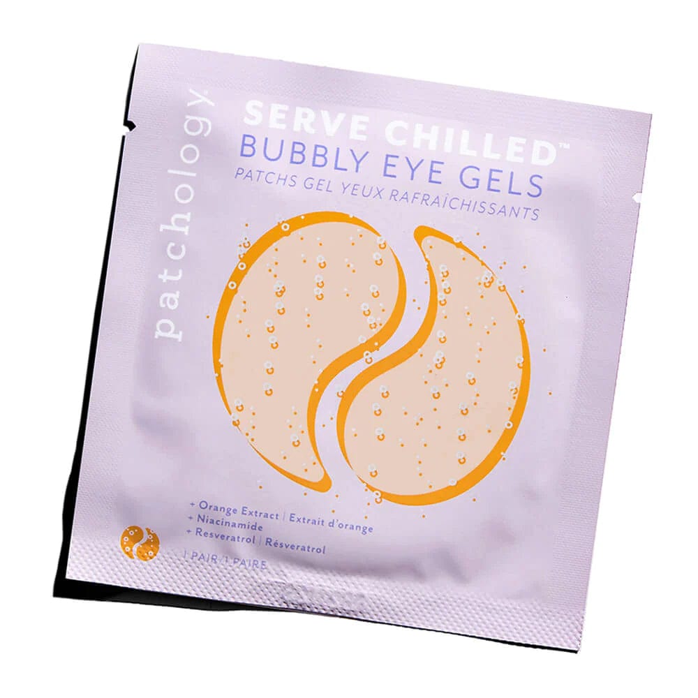 Patchology Skin Care Serve Chilled Bubbly Eye Gels - 5 Pairs