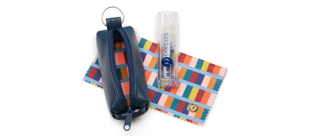Peepers Fashion Navy Key Ring Cleaning Kit – Navy