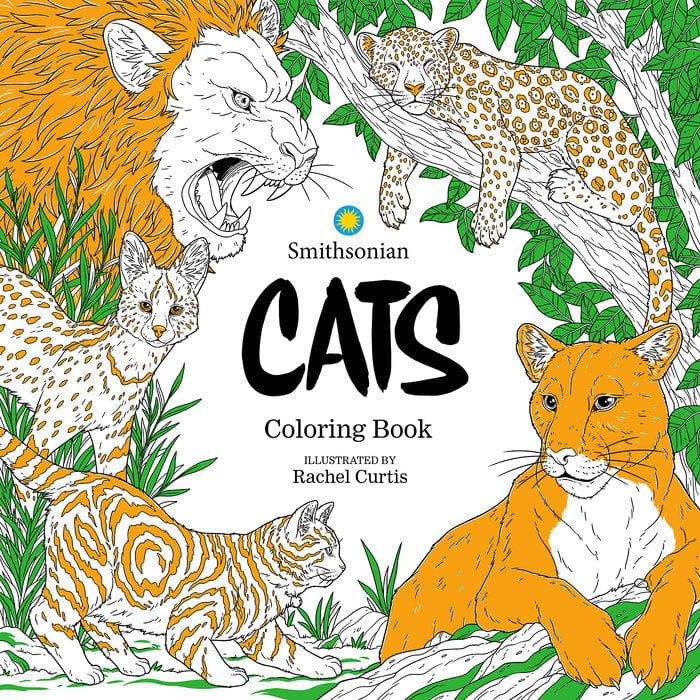 Penguin Random House Art Book Cats: A Smithsonian Coloring Book