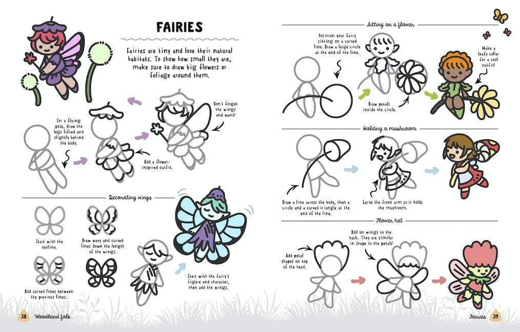 Penguin Random House Book How to Draw Cute Woodland Friends