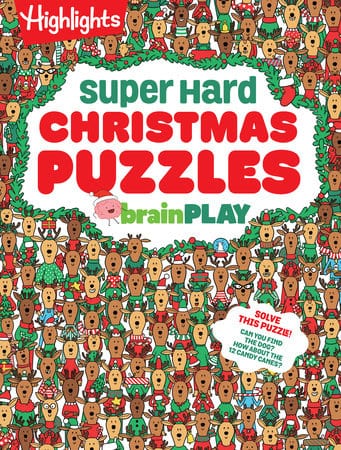 Penguin Random House Gifts brainPLAY Super Hard Christmas Puzzles