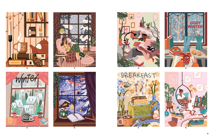 Penguin Random House Gifts Color by Numbers: Cozy Home