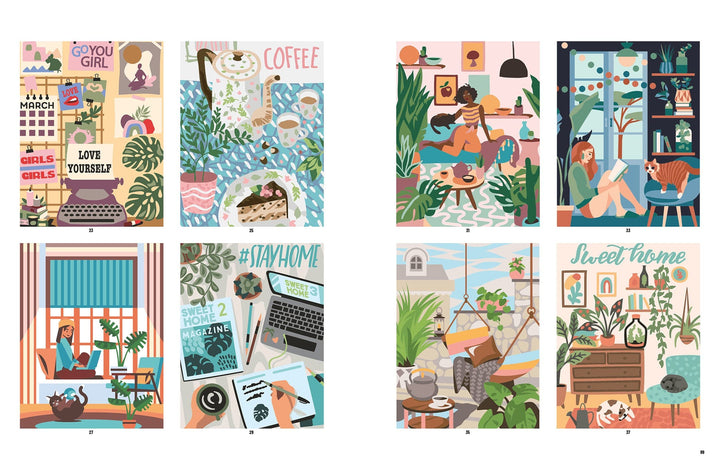 Penguin Random House Gifts Color by Numbers: Cozy Home