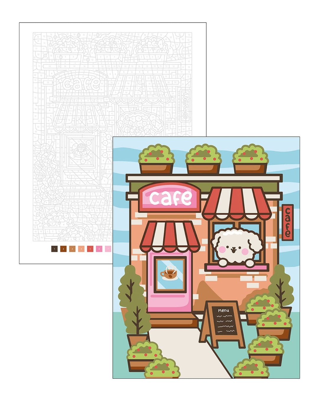 Penguin Random House Gifts Color by Numbers: Cute and Cozy