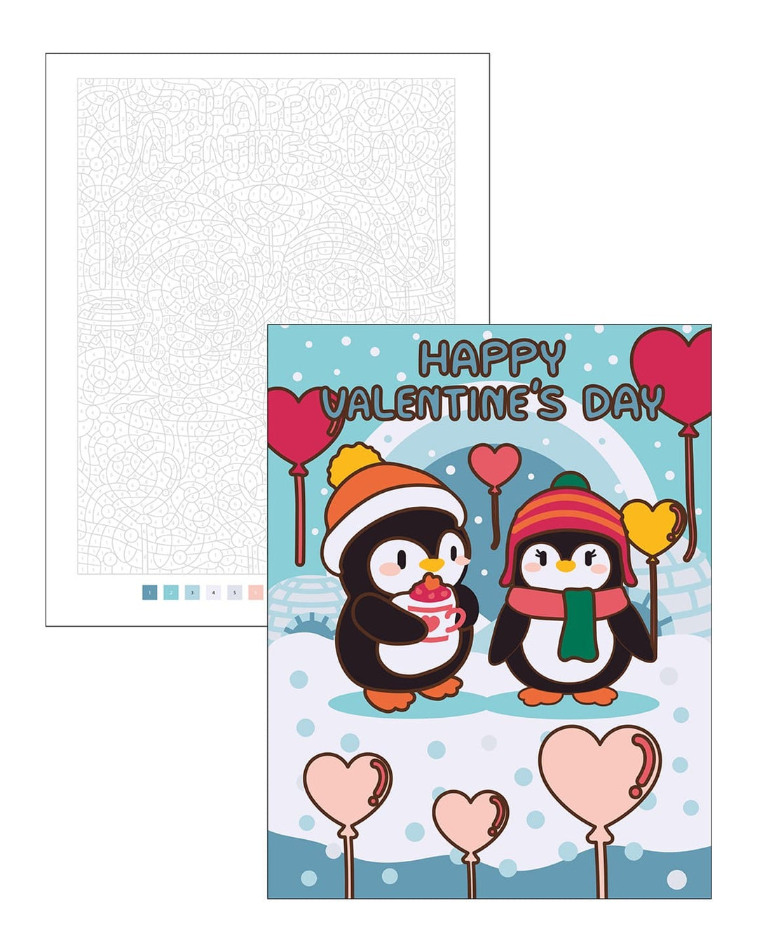 Penguin Random House Gifts Color by Numbers: Cute and Cozy