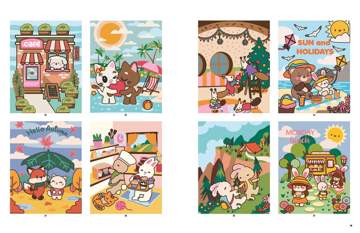 Penguin Random House Gifts Color by Numbers: Cute and Cozy