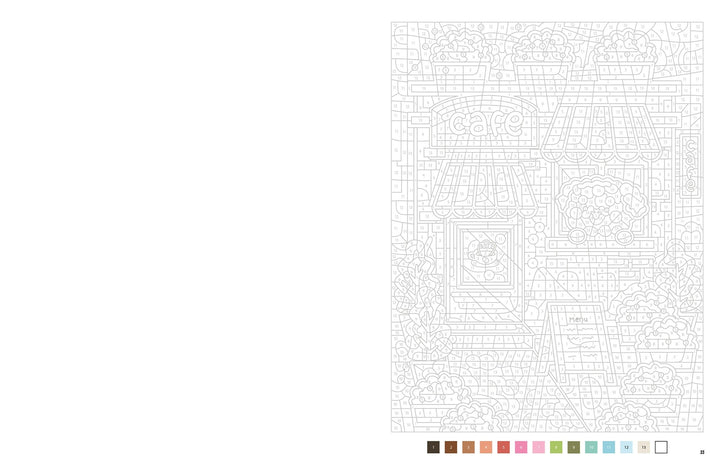 Penguin Random House Gifts Color by Numbers: Cute and Cozy