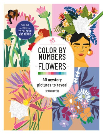 Penguin Random House Gifts Color by Numbers Flowers and Bouquets
