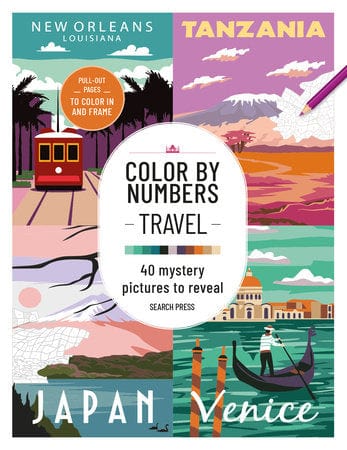 Penguin Random House Gifts Color by Numbers Travel Book