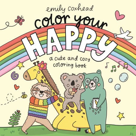 Penguin Random House Gifts Color Your Happy: A Cute and Cozy Coloring Book