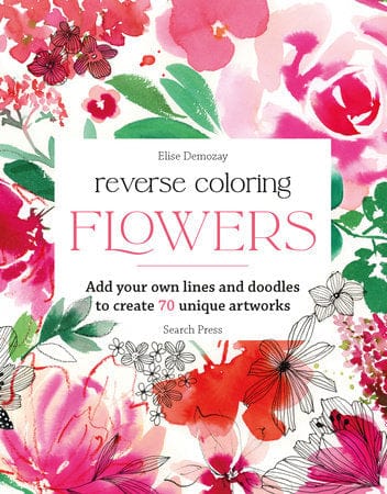 Penguin Random House Gifts Reverse Coloring: Flowers
