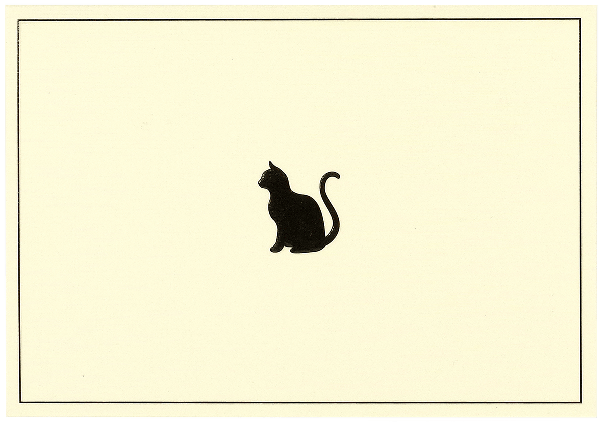 Peter Pauper Press Boxed Set Black Cat Note Cards