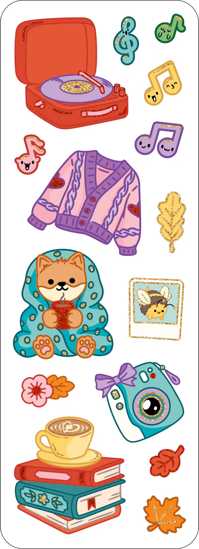 Peter Pauper Press Cards Cute & Cozy Sticker Set