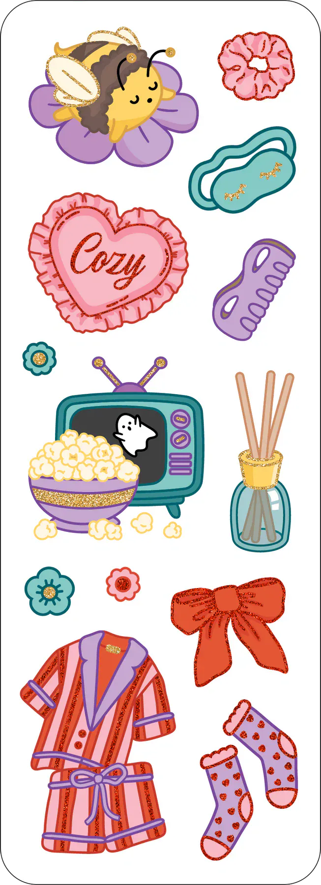Peter Pauper Press Cards Cute & Cozy Sticker Set