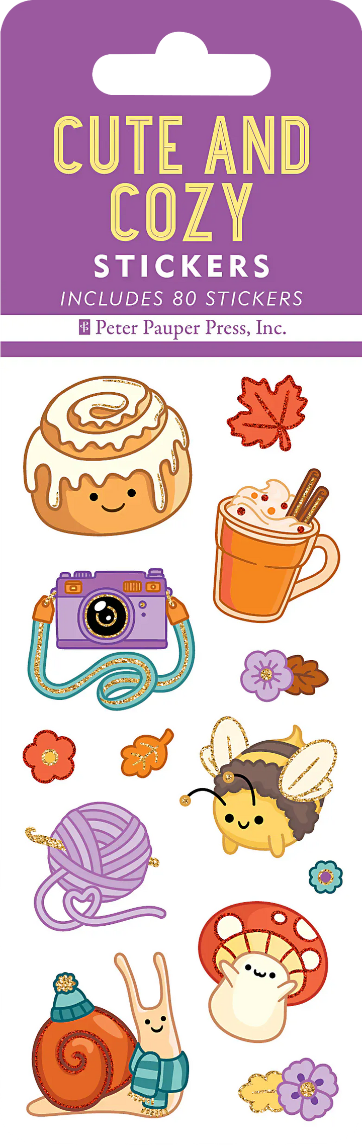 Peter Pauper Press Cards Cute & Cozy Sticker Set