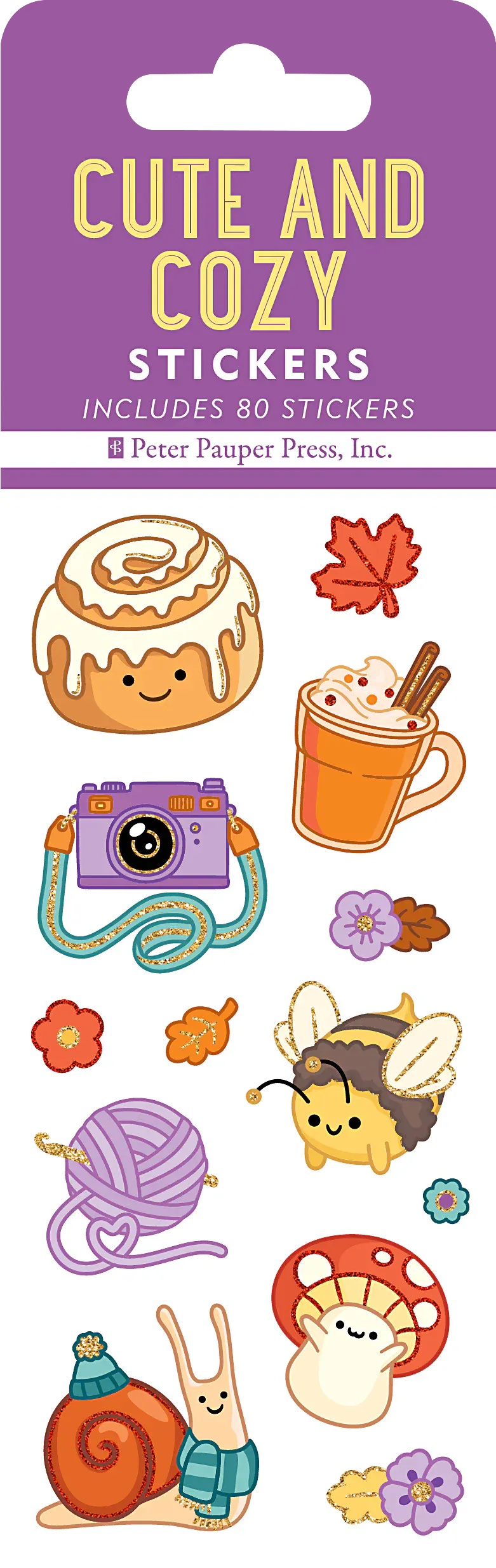 Peter Pauper Press Cards Cute & Cozy Sticker Set