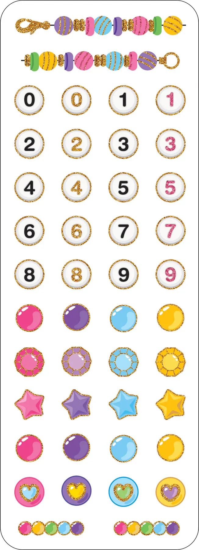 Peter Pauper Press Cards Friendship Bracelets Sticker Set