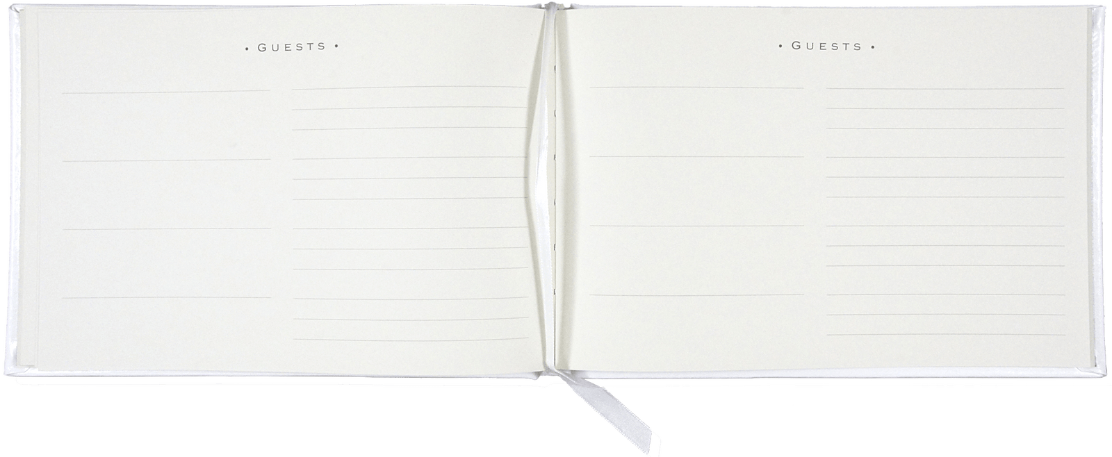 Peter Pauper Press Guest Book White Leather Guest Book