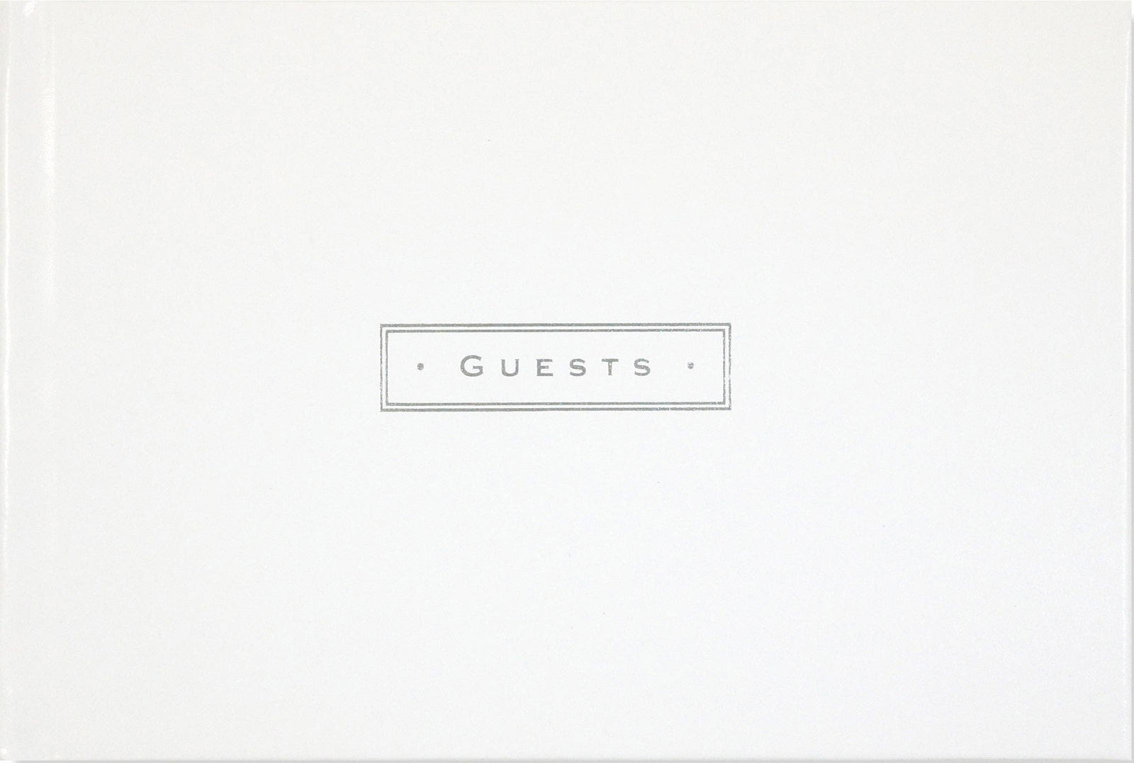 Peter Pauper Press Guest Book White Leather Guest Book