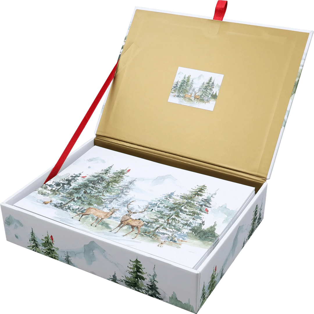 Peter Pauper Press Holiday Winter Wonderland Deluxe Boxed Holiday Cards