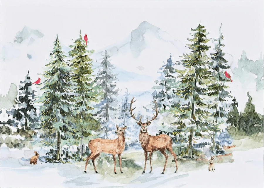 Peter Pauper Press Holiday Winter Wonderland Deluxe Boxed Holiday Cards