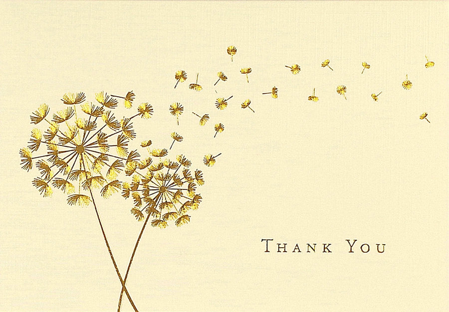 Peter Pauper Press Note Cards Dandelion Wishes Thank You Notes