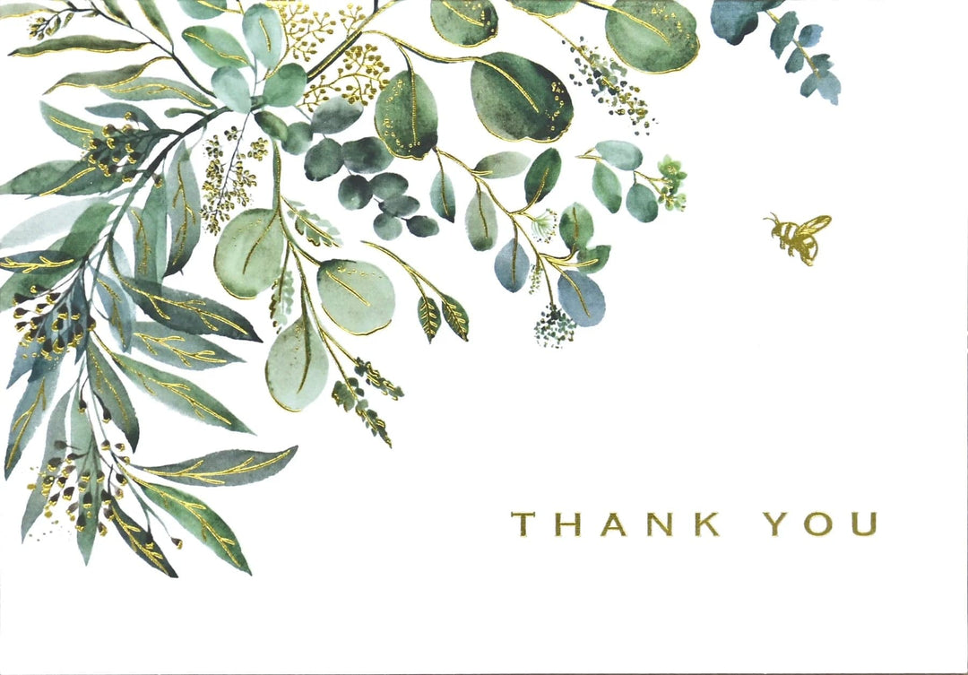 Peter Pauper Press Note Cards Eucalyptus Thank You Notes