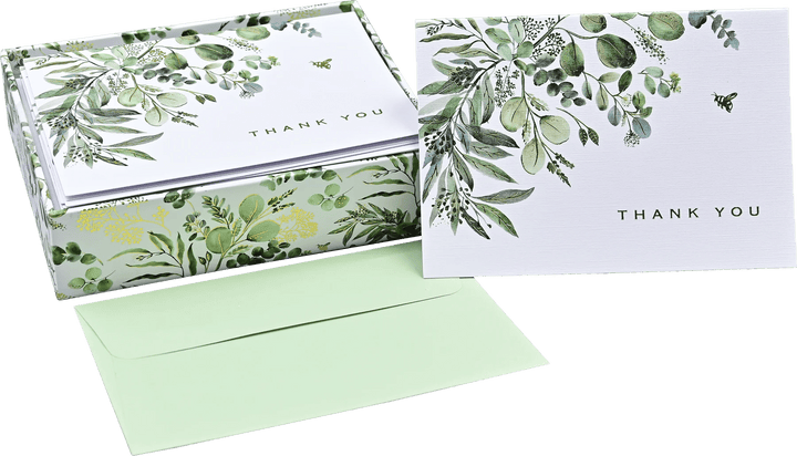 Peter Pauper Press Note Cards Eucalyptus Thank You Notes