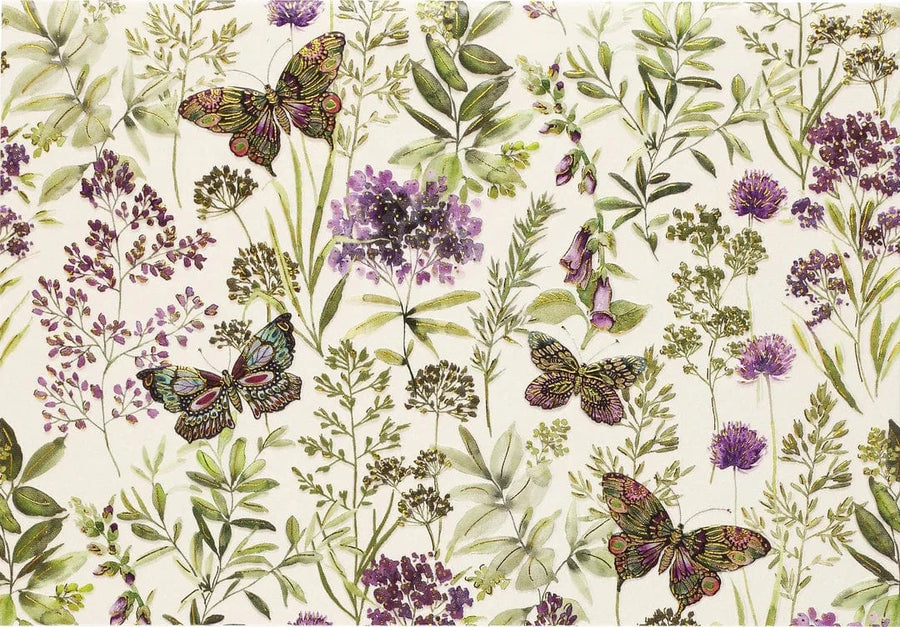 Peter Pauper Press Paper Amethyst Butterflies Note Cards