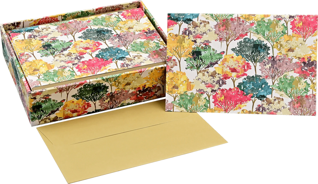 Peter Pauper Press Paper Autumn Leaves Note Cards
