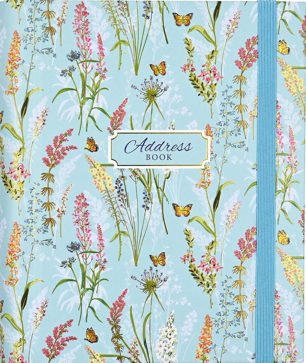 Peter Pauper Press Paper Blooms & Butterflies Large Address Book