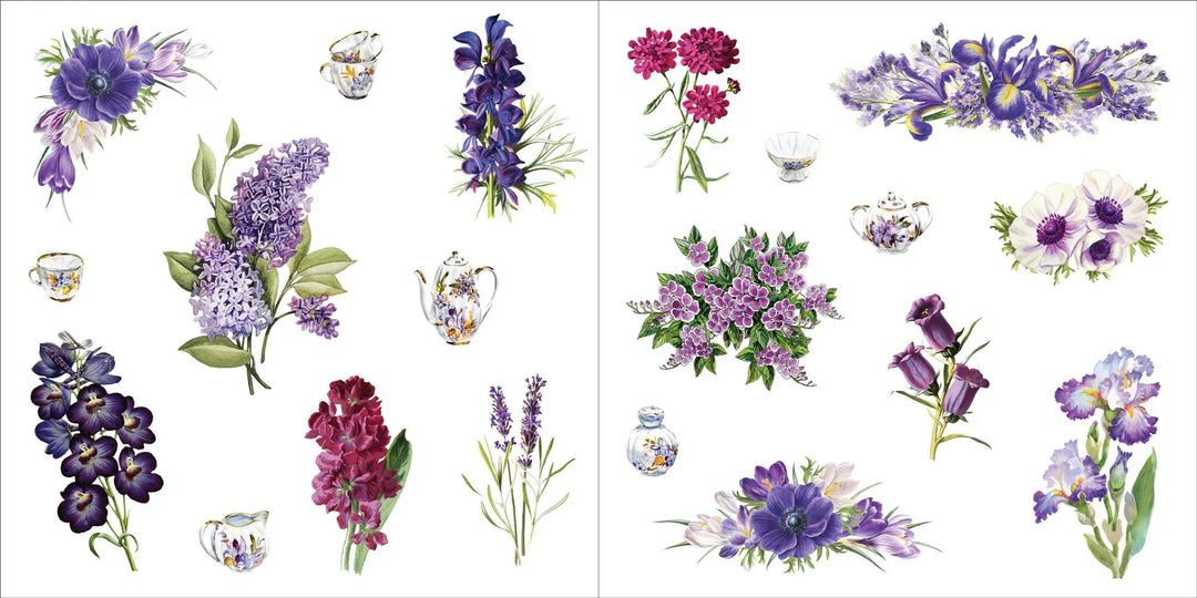 Peter Pauper Press Paper Bunches of Botanicals! Sticker Book