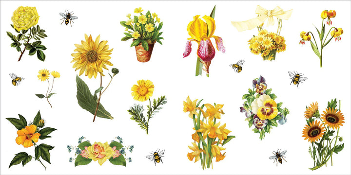 Peter Pauper Press Paper Bunches of Botanicals! Sticker Book