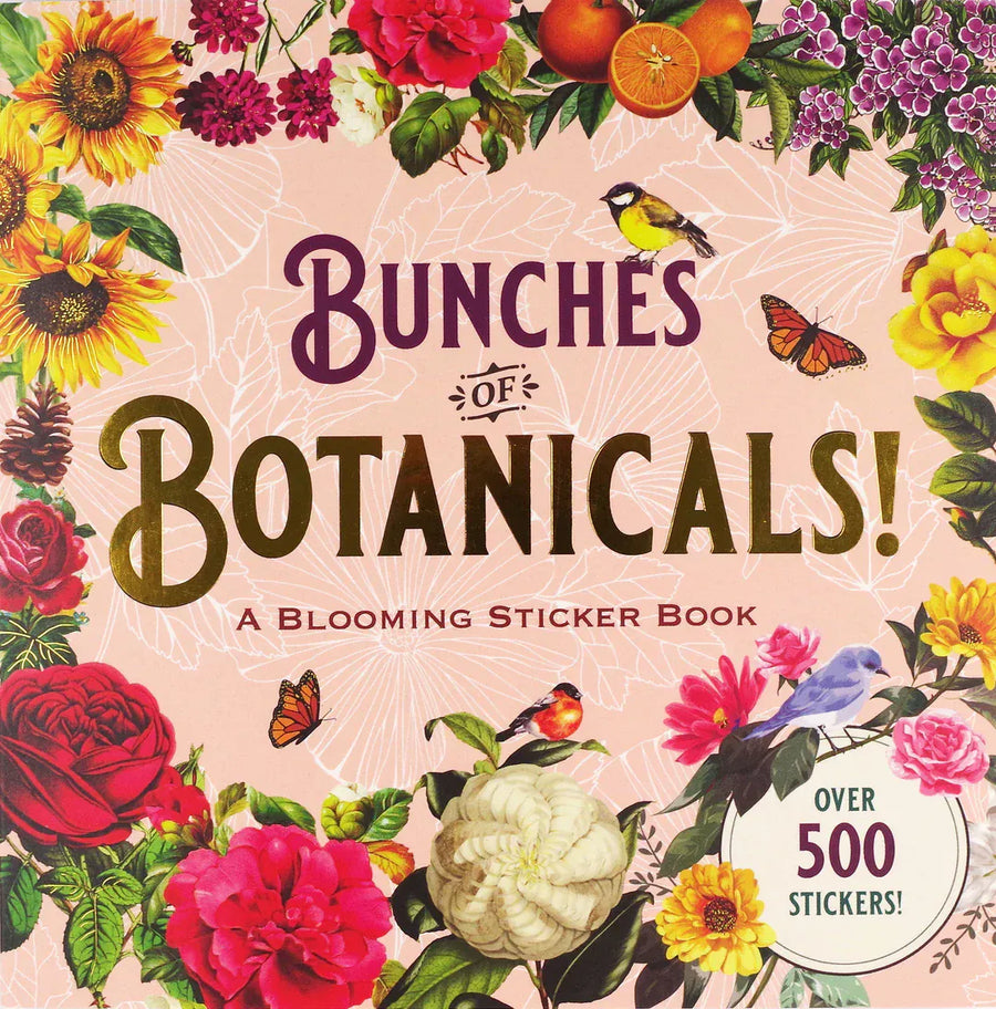 Peter Pauper Press Paper Bunches of Botanicals! Sticker Book