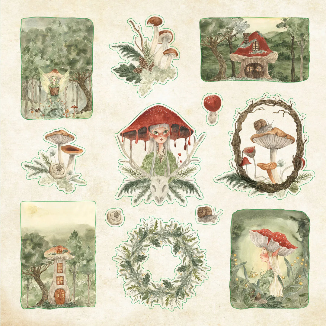 Peter Pauper Press Paper Enchanted Forest Sticker Book