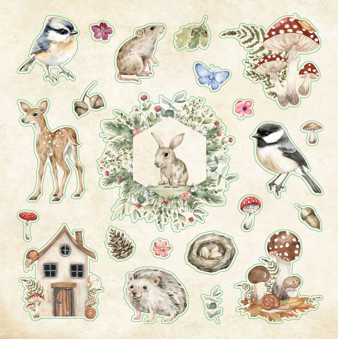 Peter Pauper Press Paper Enchanted Forest Sticker Book