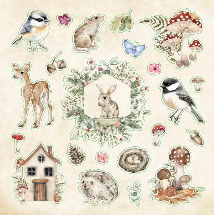 Peter Pauper Press Paper Enchanted Forest Sticker Book