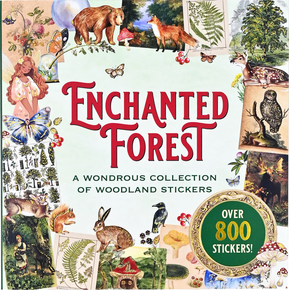 Peter Pauper Press Paper Enchanted Forest Sticker Book