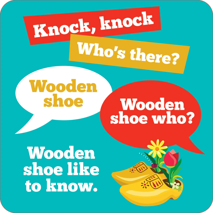 Peter Pauper Press Paper Knock Knock Jokes Lunch Box Notes (Set of 60 Cards)