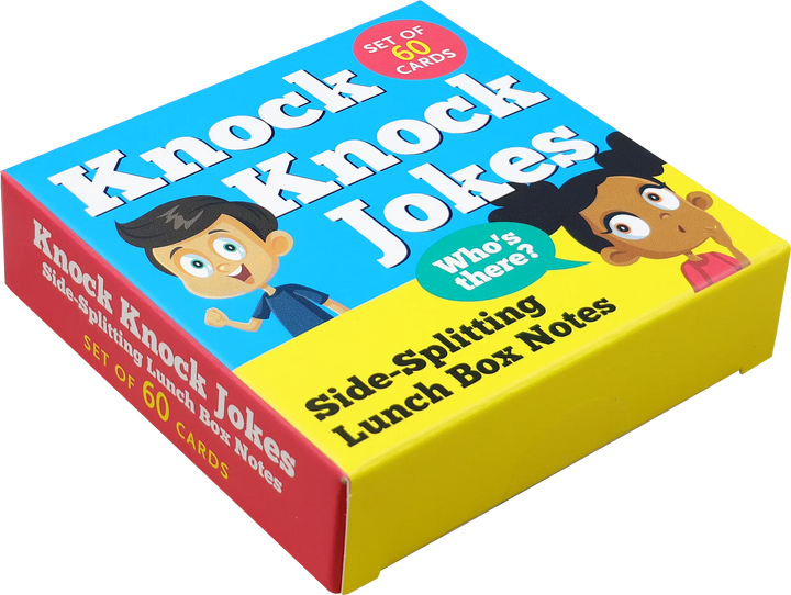 Peter Pauper Press Paper Knock Knock Jokes Lunch Box Notes (Set of 60 Cards)