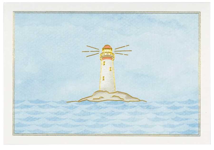 Peter Pauper Press Paper Lighthouse Note Cards