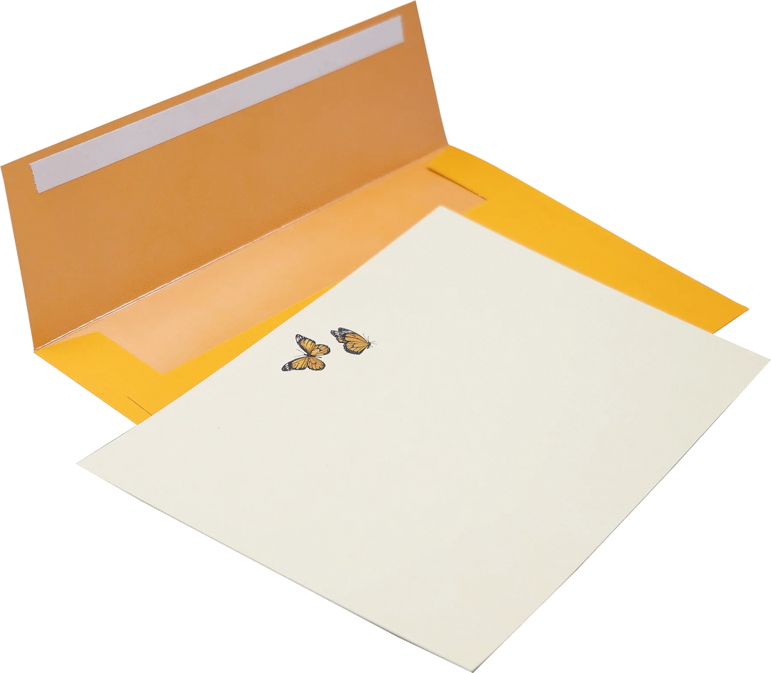 Peter Pauper Press Paper Monarch Butterflies Correspondence Cards