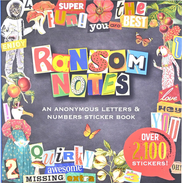 Peter Pauper Press Paper Ransom Notes Sticker Book