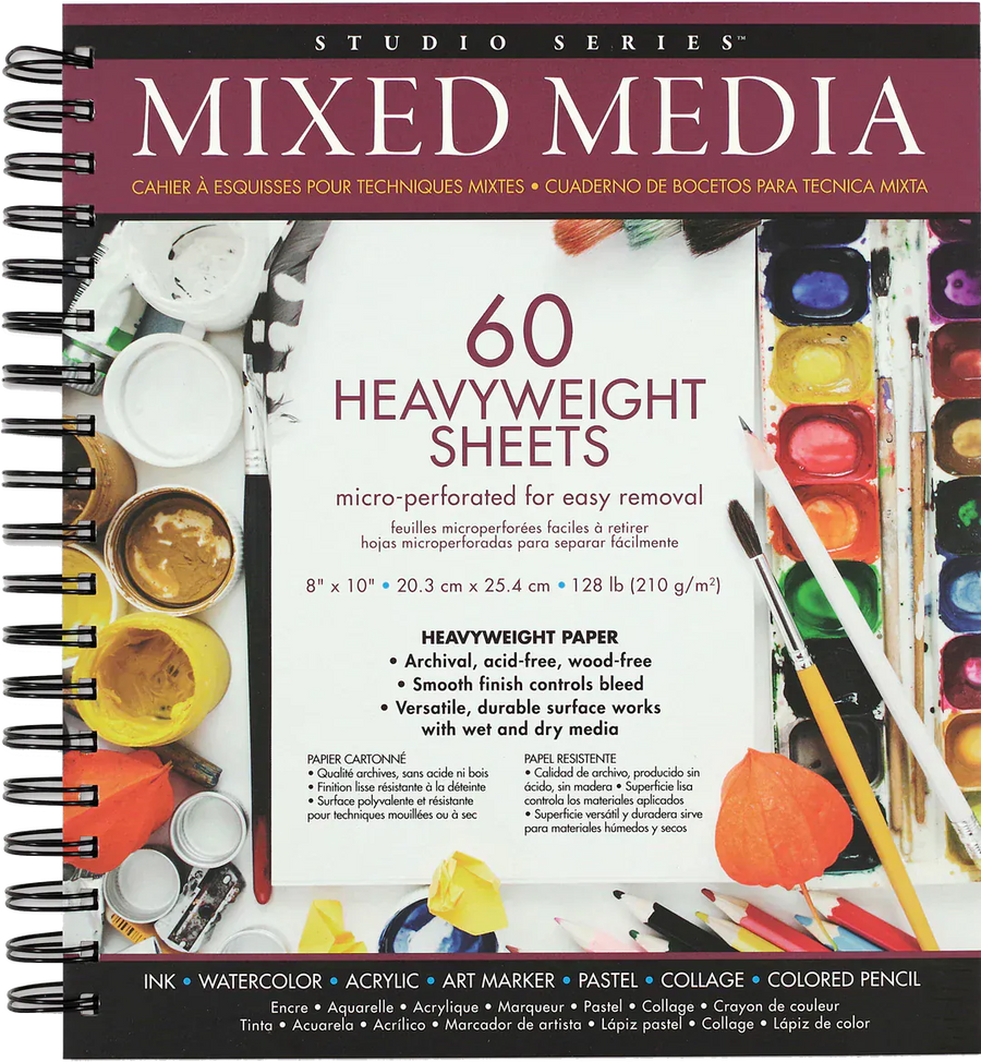 Peter Pauper Press Paper Studio Series Mixed Media Pad